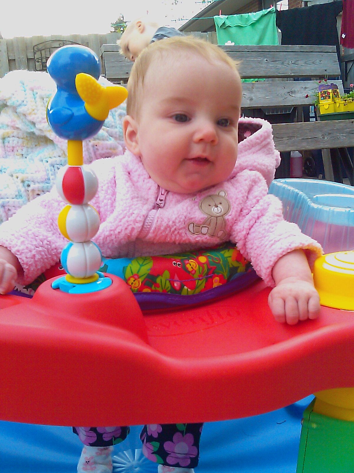 Some Exersaucer Fun Geek with Kids