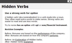 Hidden Verb