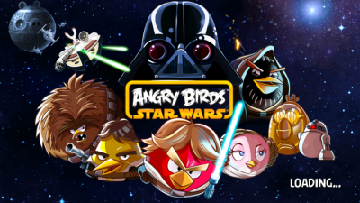 Angry Birds Star Wars Title Screen