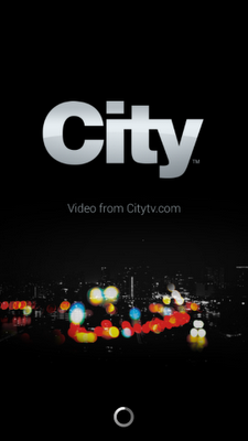 City TV Launch Screen 